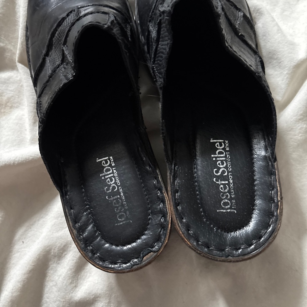 Josef Seibel Rebecca 33 Leather clogs size 40 - Picture 4 of 5